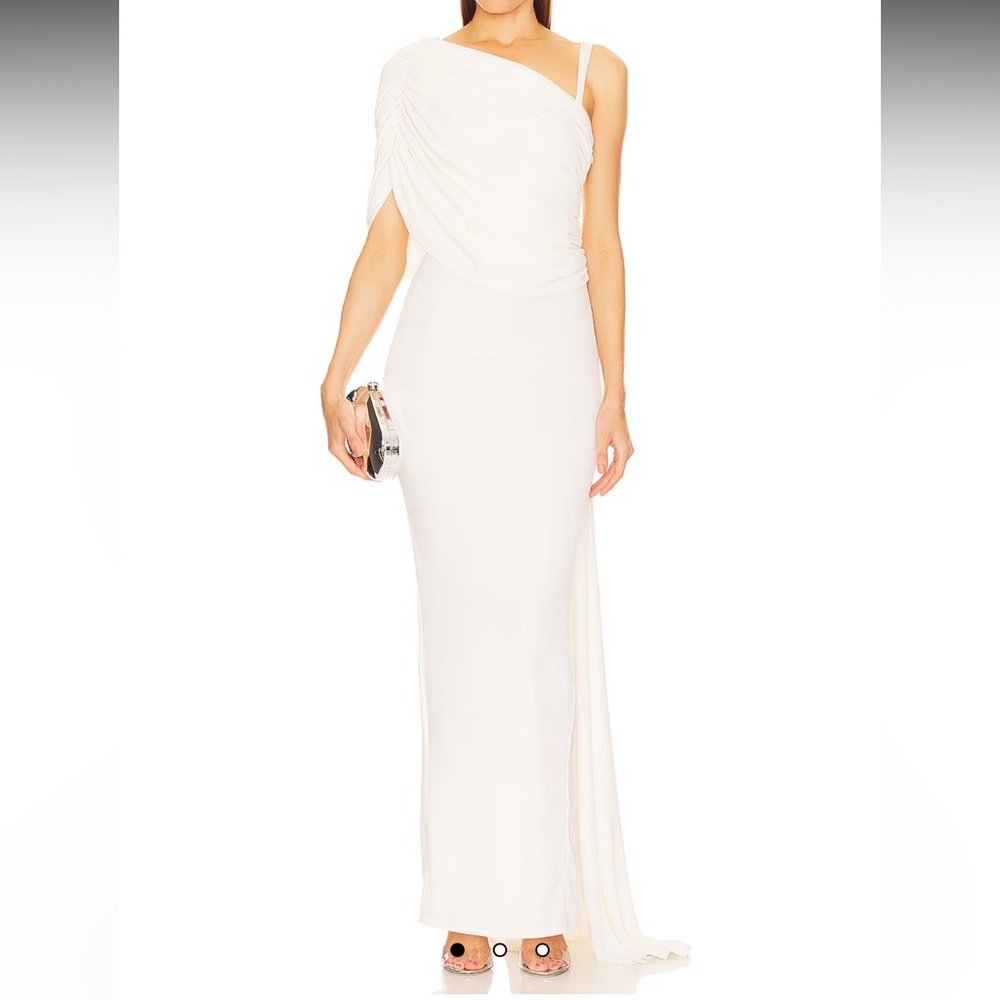 Michael Costello Gown in Ivory